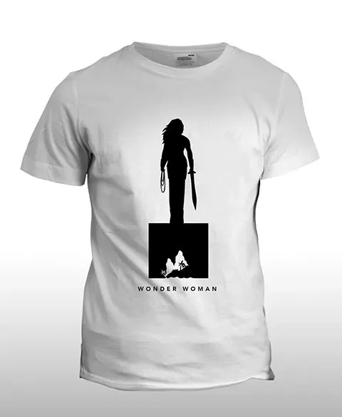 Pixgoodies Wonder Woman t-shirt coton amazones