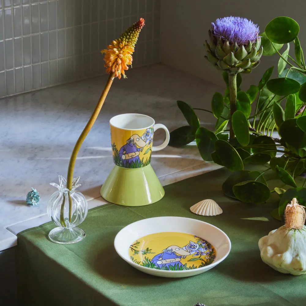 Moomintroll Hemulen assiette 19 cm jaune classique