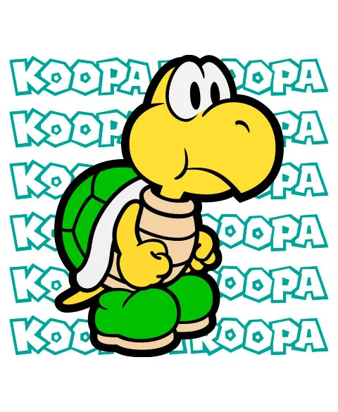 Pixgoodies Mario Koopa Troopa t-shirt coton
