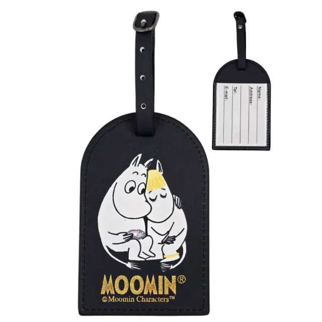 Moomintroll Moomintroll & Snorkmaiden porte-étiquette bagage noir