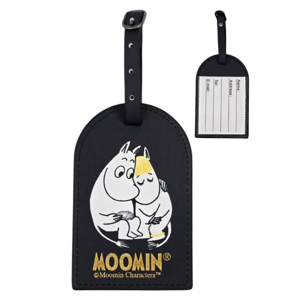 Moomintroll Moomintroll & Snorkmaiden porte-étiquette bagage noir