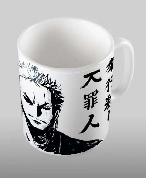Pixgoodies One Piece Wanted mug