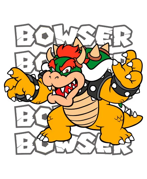 Pixgoodies Mario Bowser le roi des Koopas t-shirt