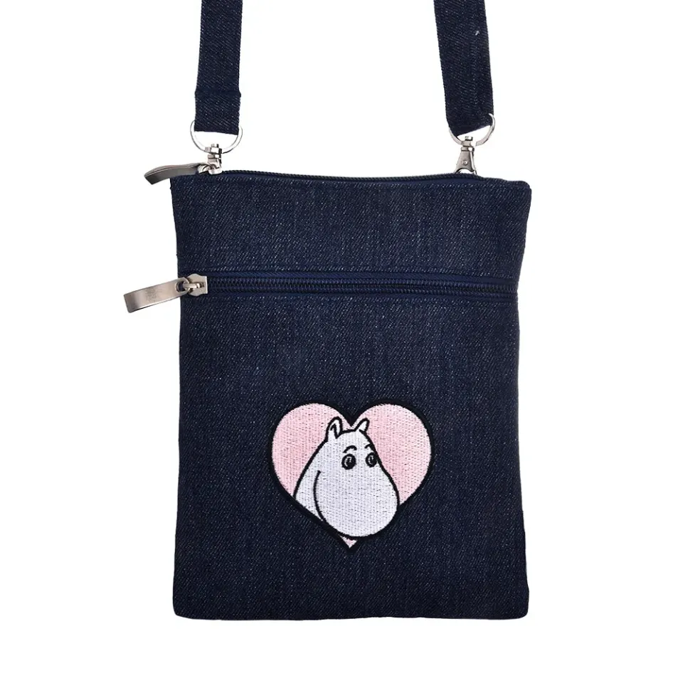 Moomintroll Love pochette passeport toile