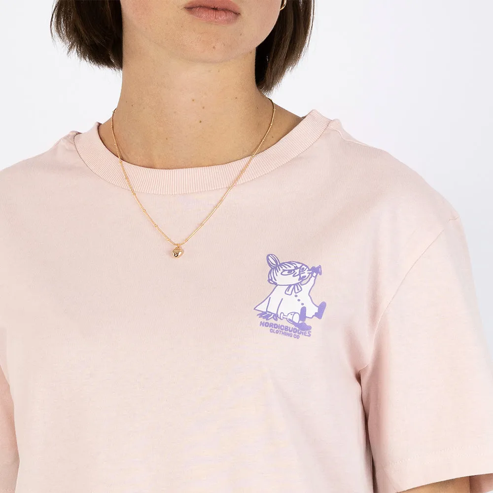 Moomin Little My's Party T-shirt Pink t-shirt rose
