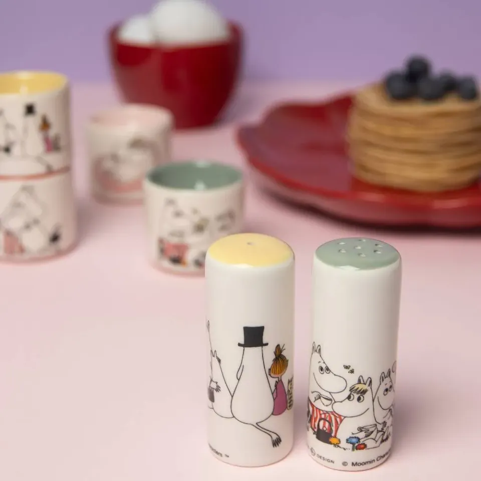Moomintroll Moomin Love salière poivrière céramique 3x8 cm