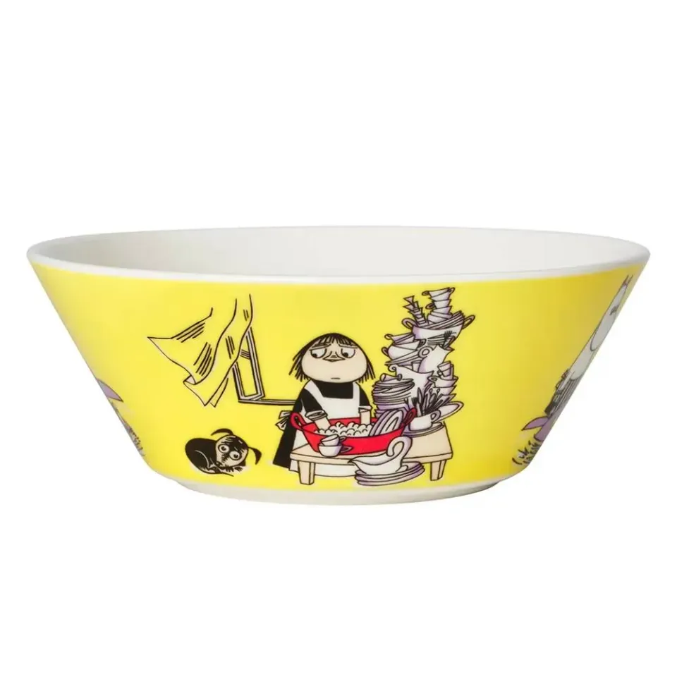Moomintroll Misabel bol jaune 15 cm vitro-porcelaine
