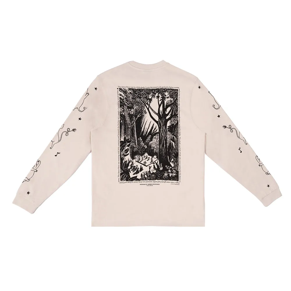 Moomintroll Comet Longsleeve écru coton bio