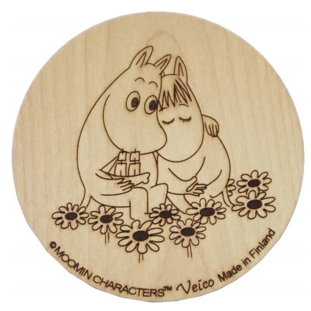 Moomintroll Dessous de Verre Bouleau 9,5 cm