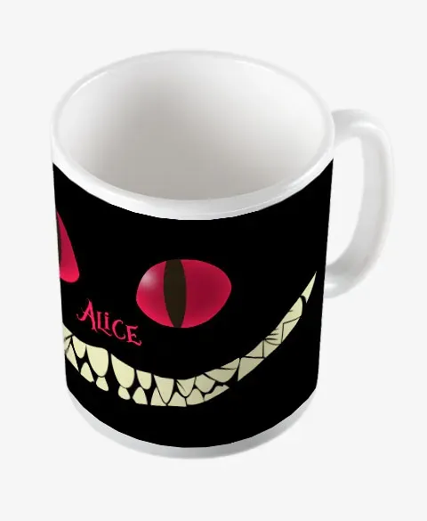Pixgoodies Alice Chat du Cheshire Mug céramique