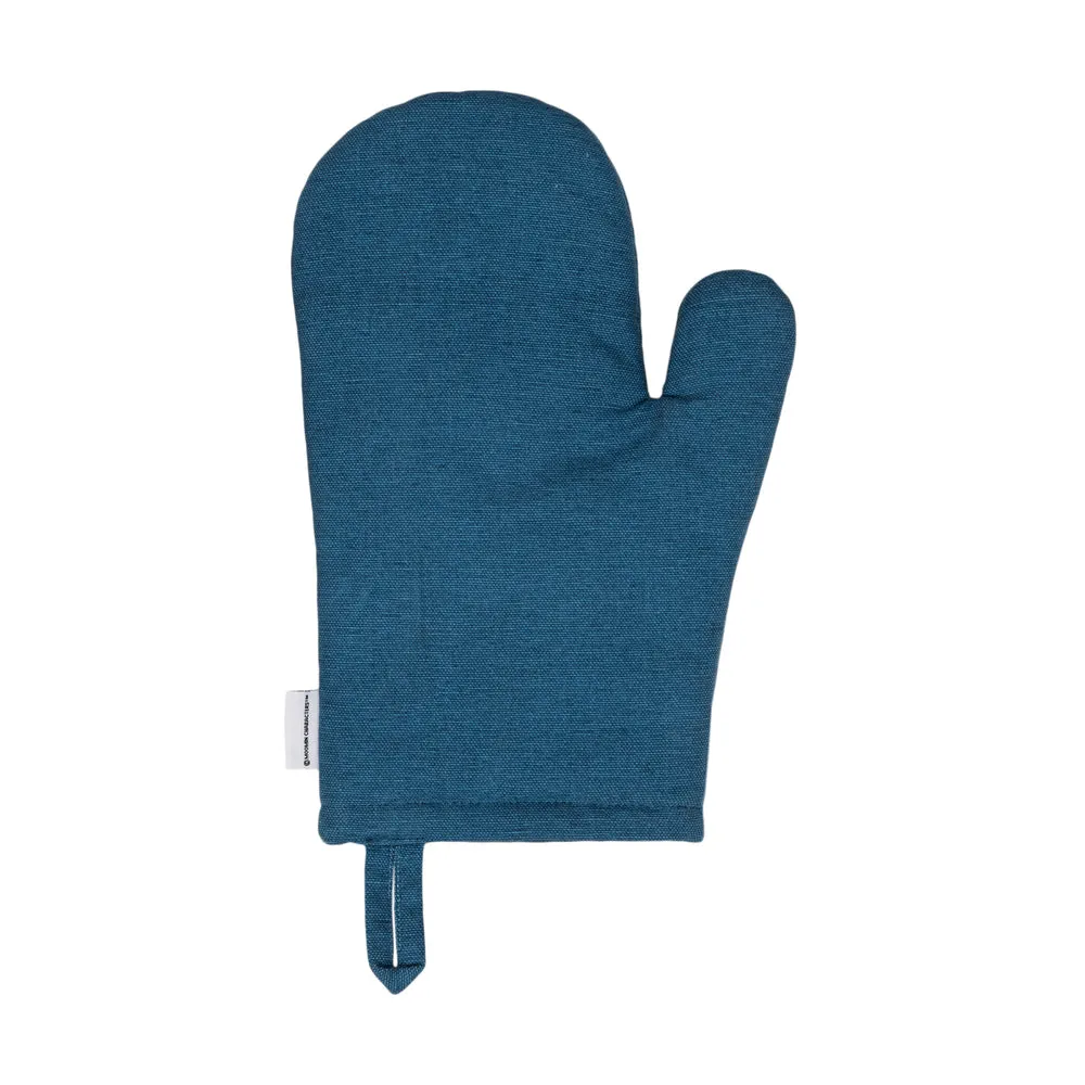 Moomintroll Moominpappa gant de four coton bleu