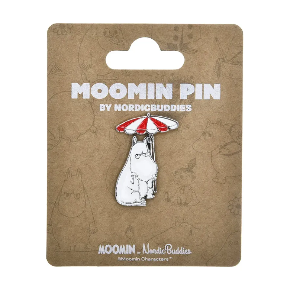Moomintroll Riviera pin badge Moomin 4 x 3 cm
