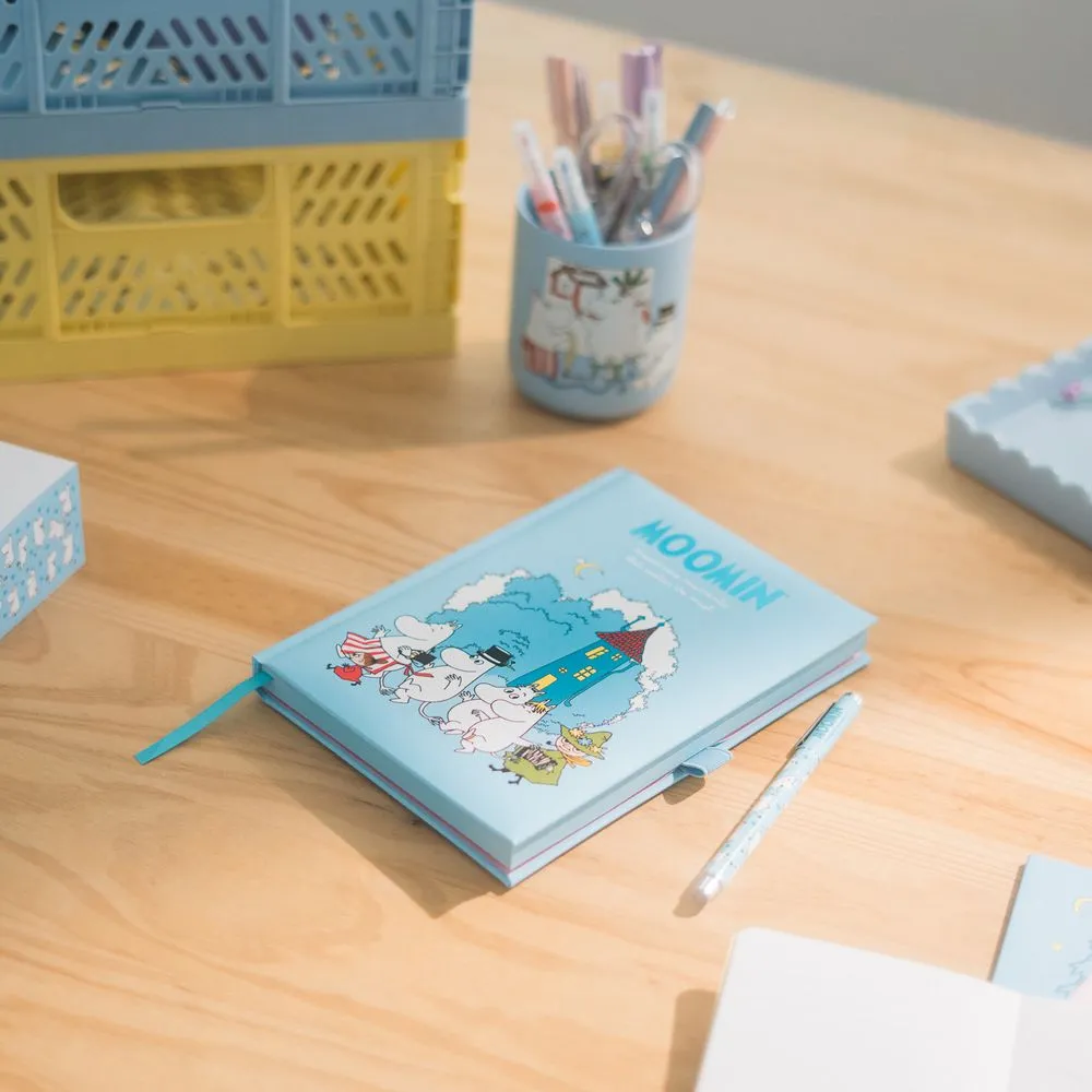 Moomintroll Carnet Stylo Bleu Coffret Cadeau A5