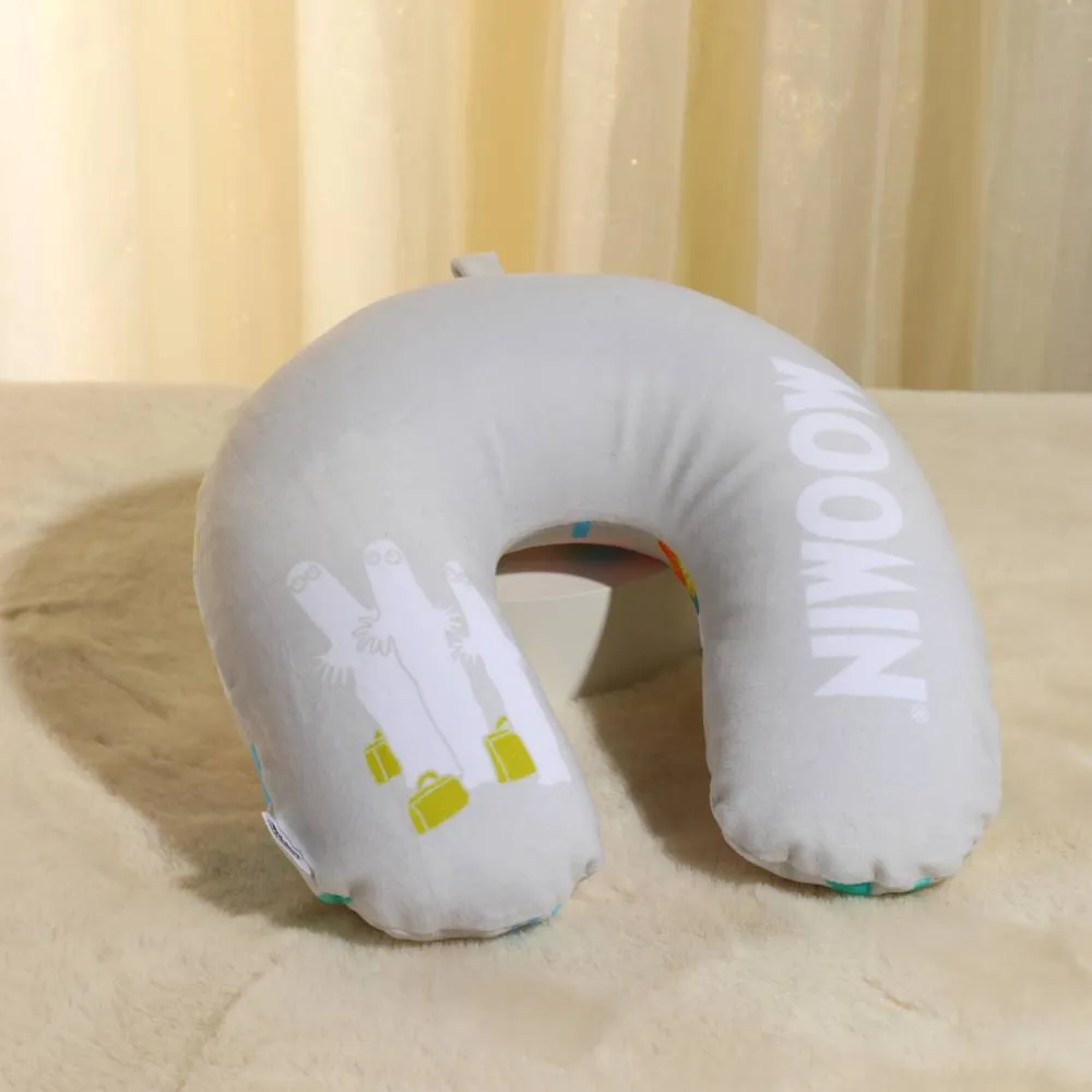 Moomintroll Hattifattener coussin voyage blanc peluche