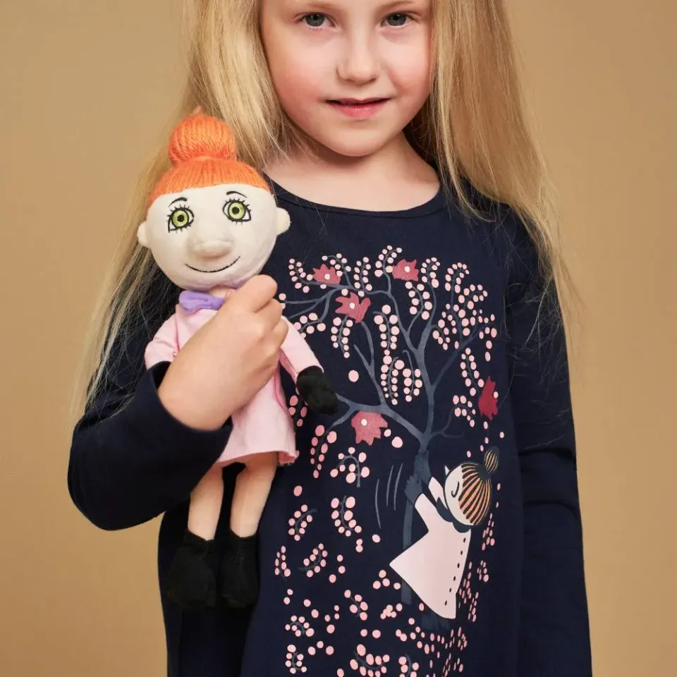Moomintroll Fruit Harvest robe bleu foncé coton bio enfant