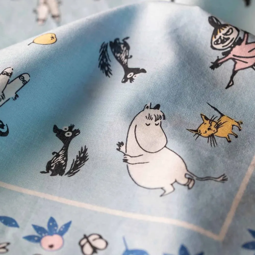 Moomintroll Apple Garden mouchoir coton 38 cm