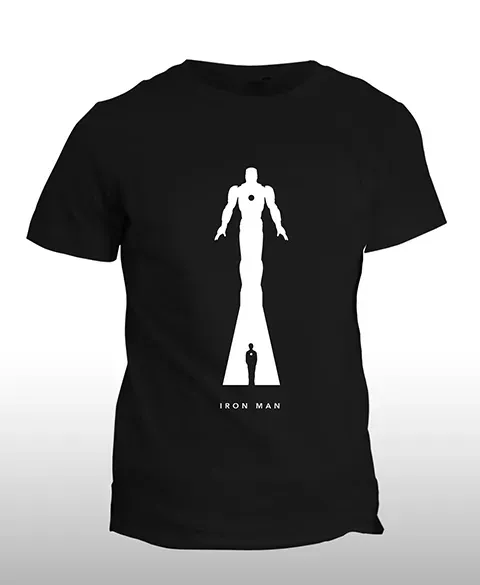 Pixgoodies T-shirt Iron Man et Tony Stark coton