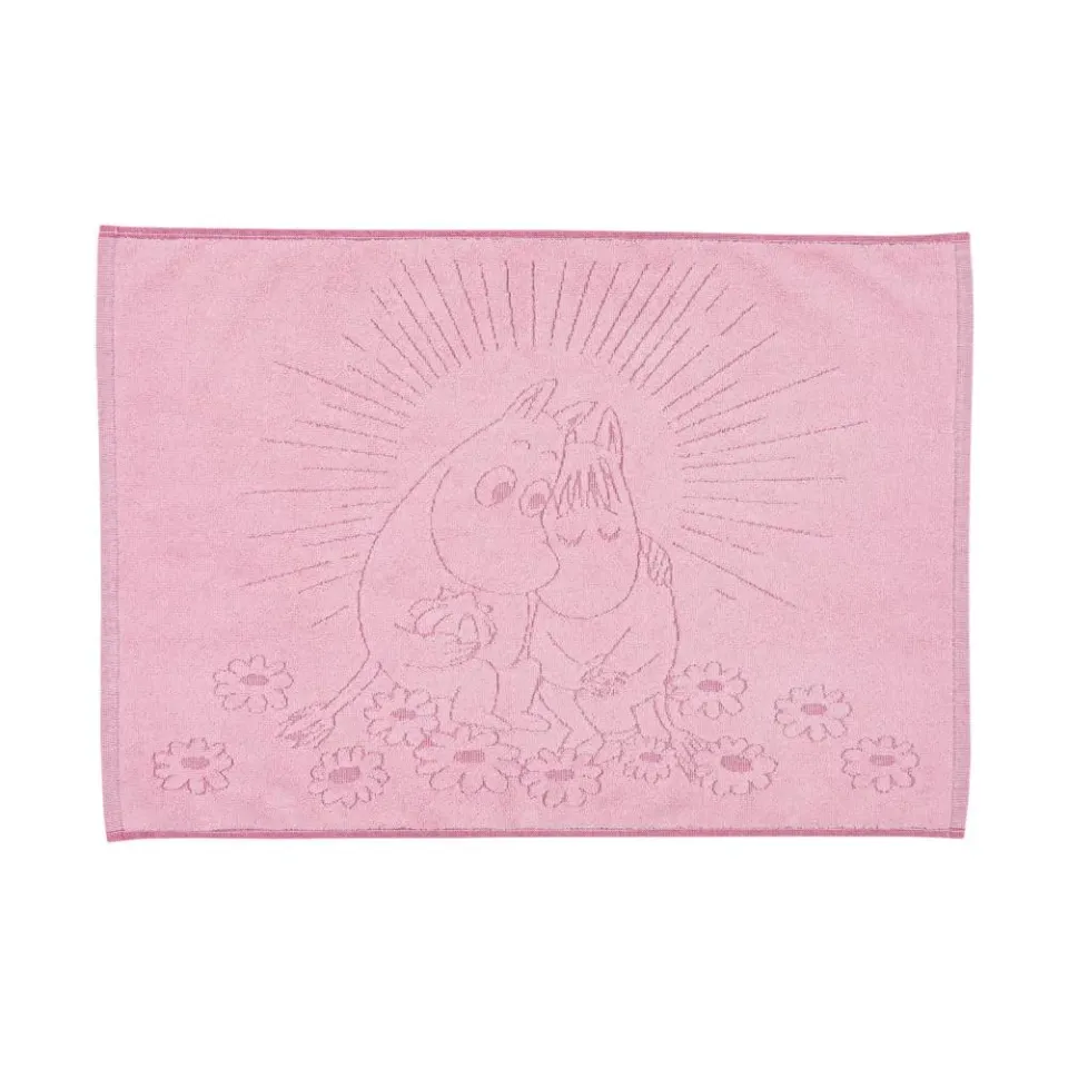 Moomintroll Sweethearts tapis de bain coton bio 50x70 cm
