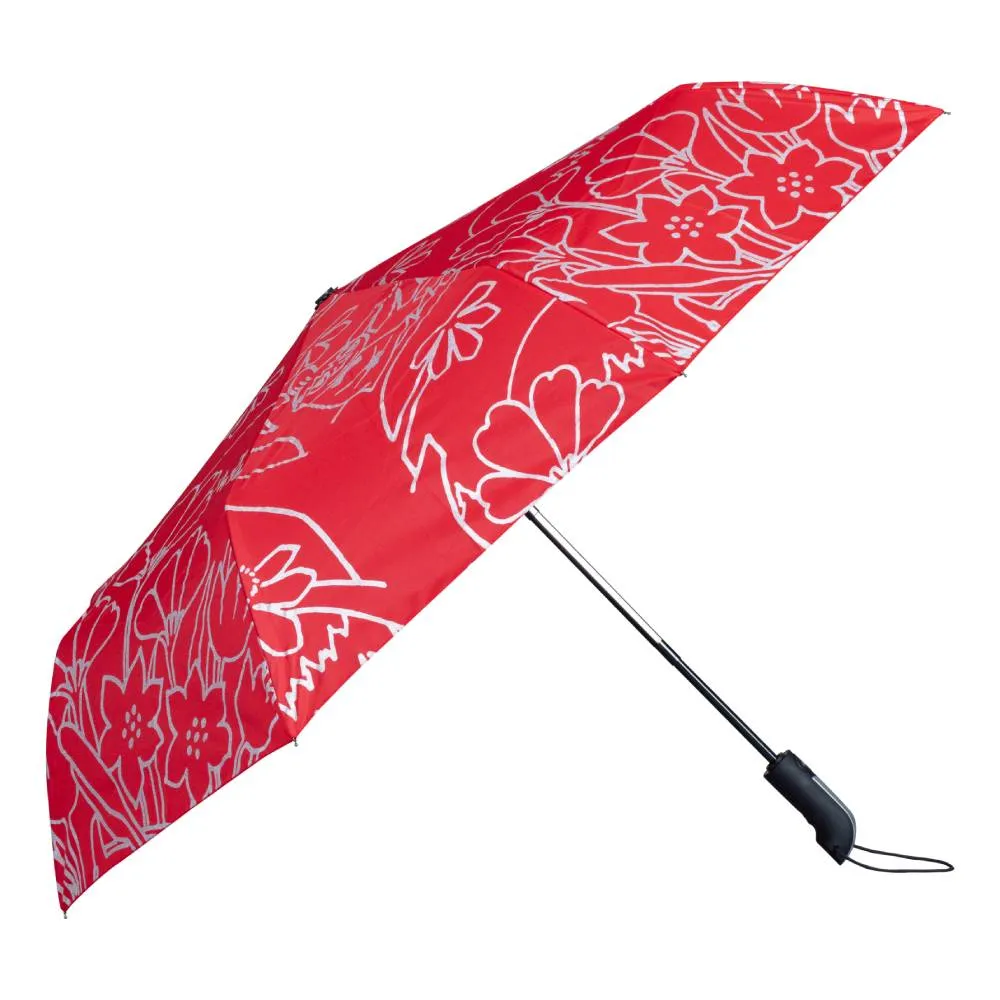 Moomintroll Fishing parapluie pliant rouge réfléchissant