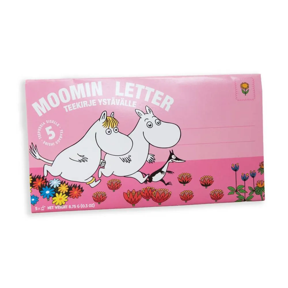 Moomintroll Letter thé en sachets 5 parfums enveloppe Moomin