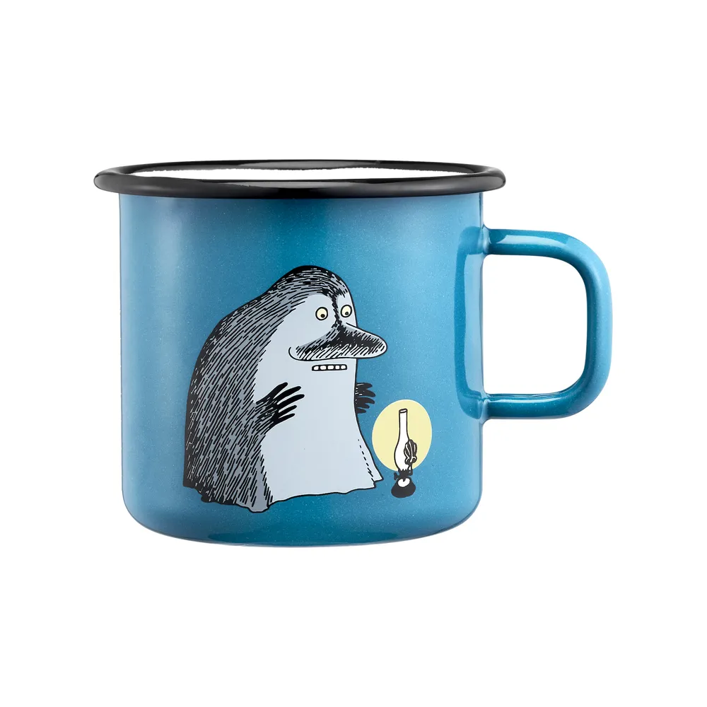 Moomintroll The Groke mug émail