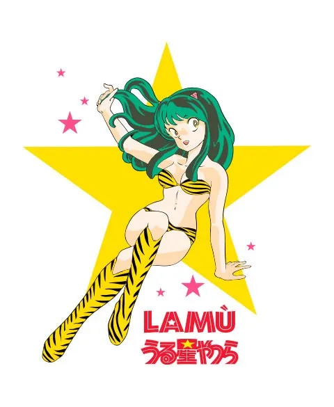 Pixgoodies Lamu Urusei Yatsura animé mug céramique