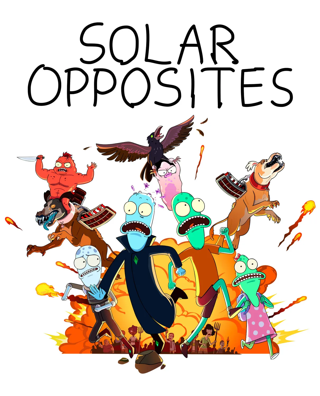 Pixgoodies Solar Opposites Pupa t-shirt coton