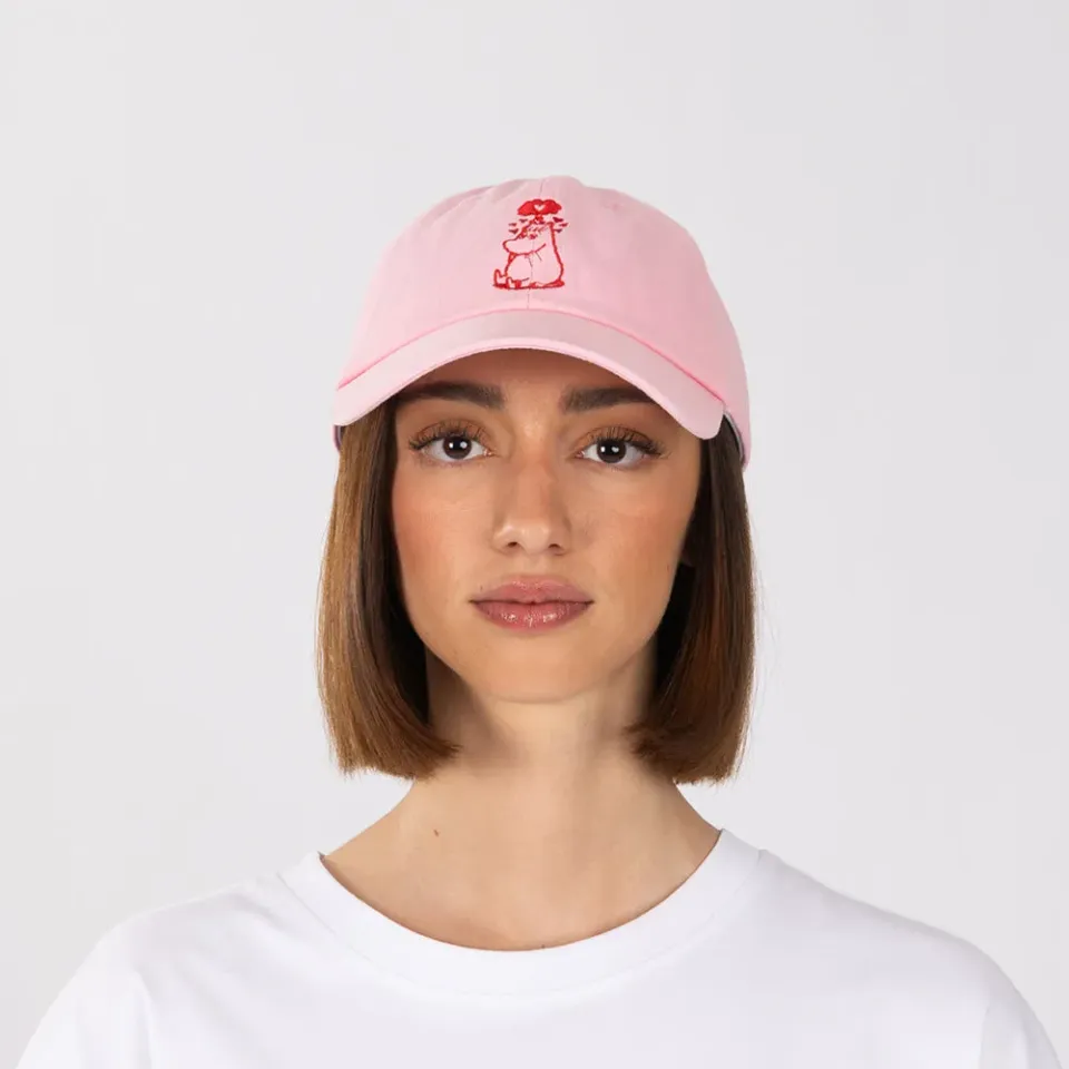 Moomintroll Snorkmaiden Heart casquette rose