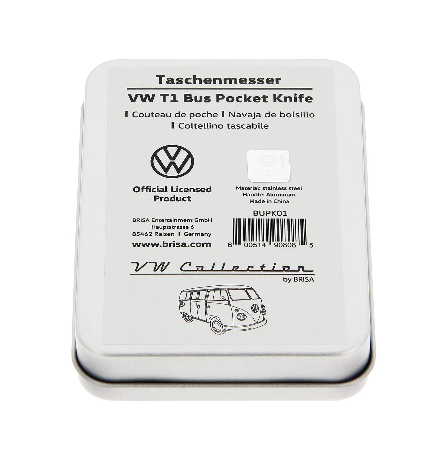 Brisa VW Collection T1 Bus Combi couteau poche inox
