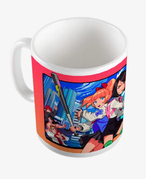 Pixgoodies River City Girls Kyoko et Misako mug