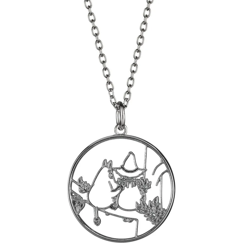 Moomintroll Friendship collier argent Lumoava 45 cm
