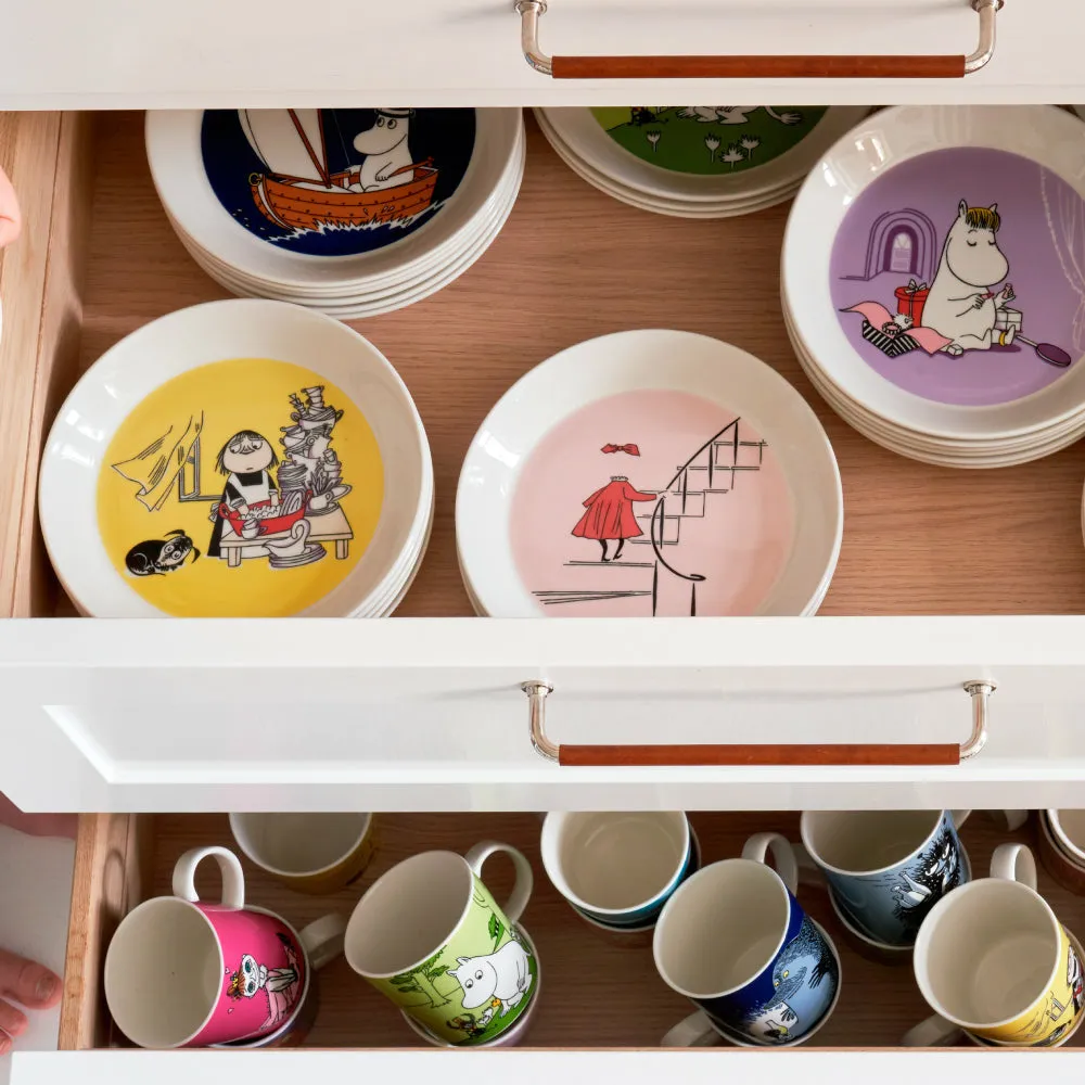 Moomintroll Misabel Assiette 19 cm Jaune Vitroporcelaine
