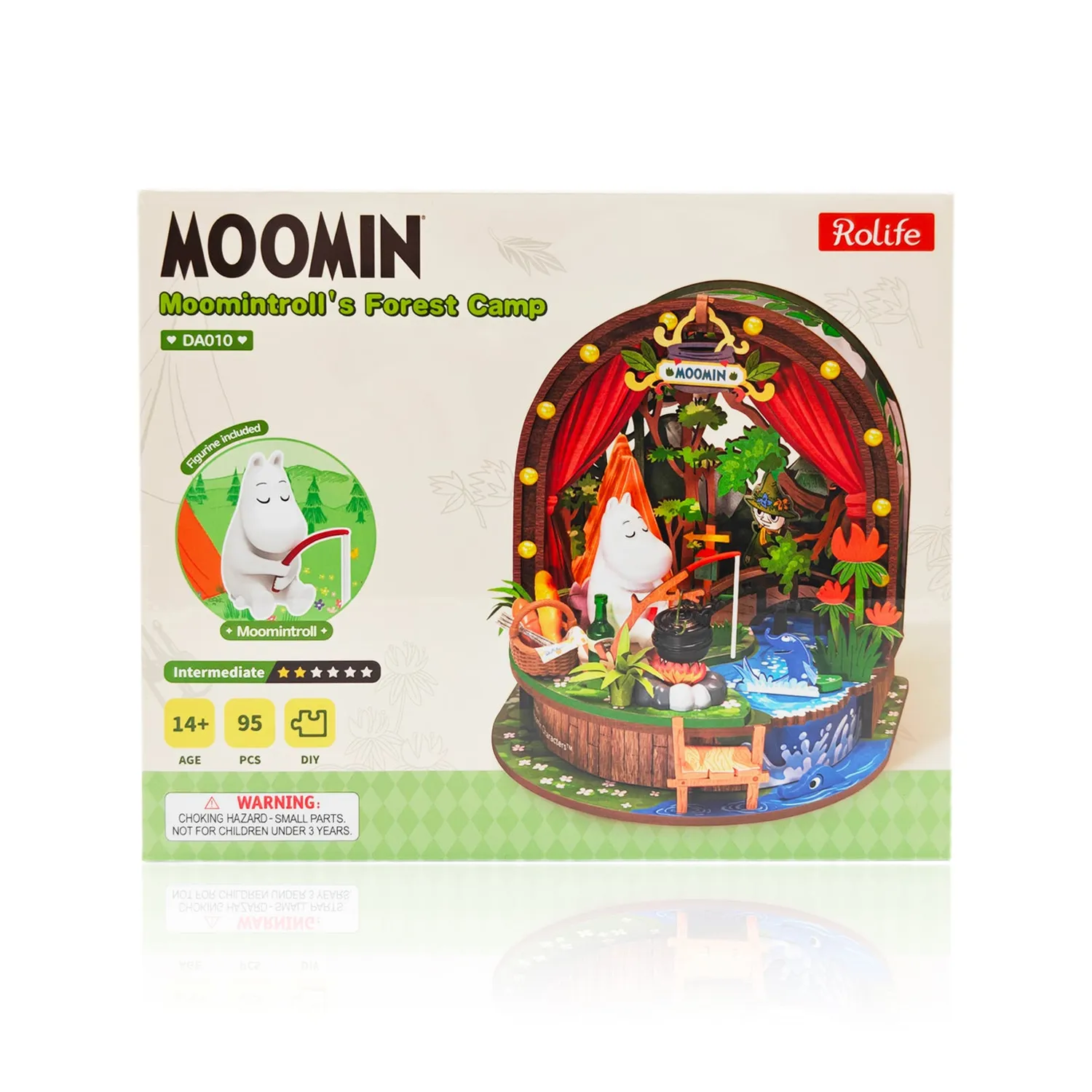 Moomintroll Forest Camp maison poupée 3D DIY Rolife