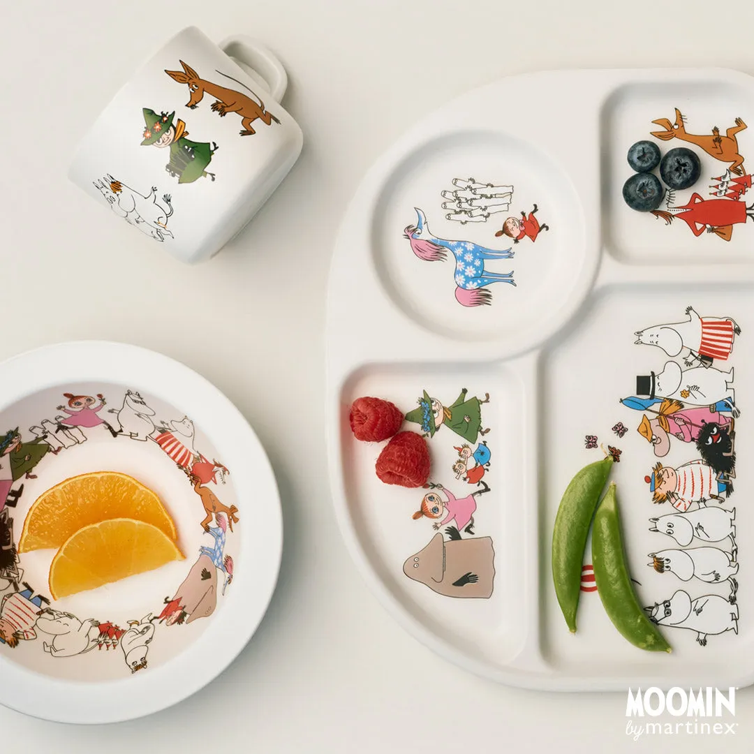 Moomintroll Moomin Characters assiette compartimentée blanche