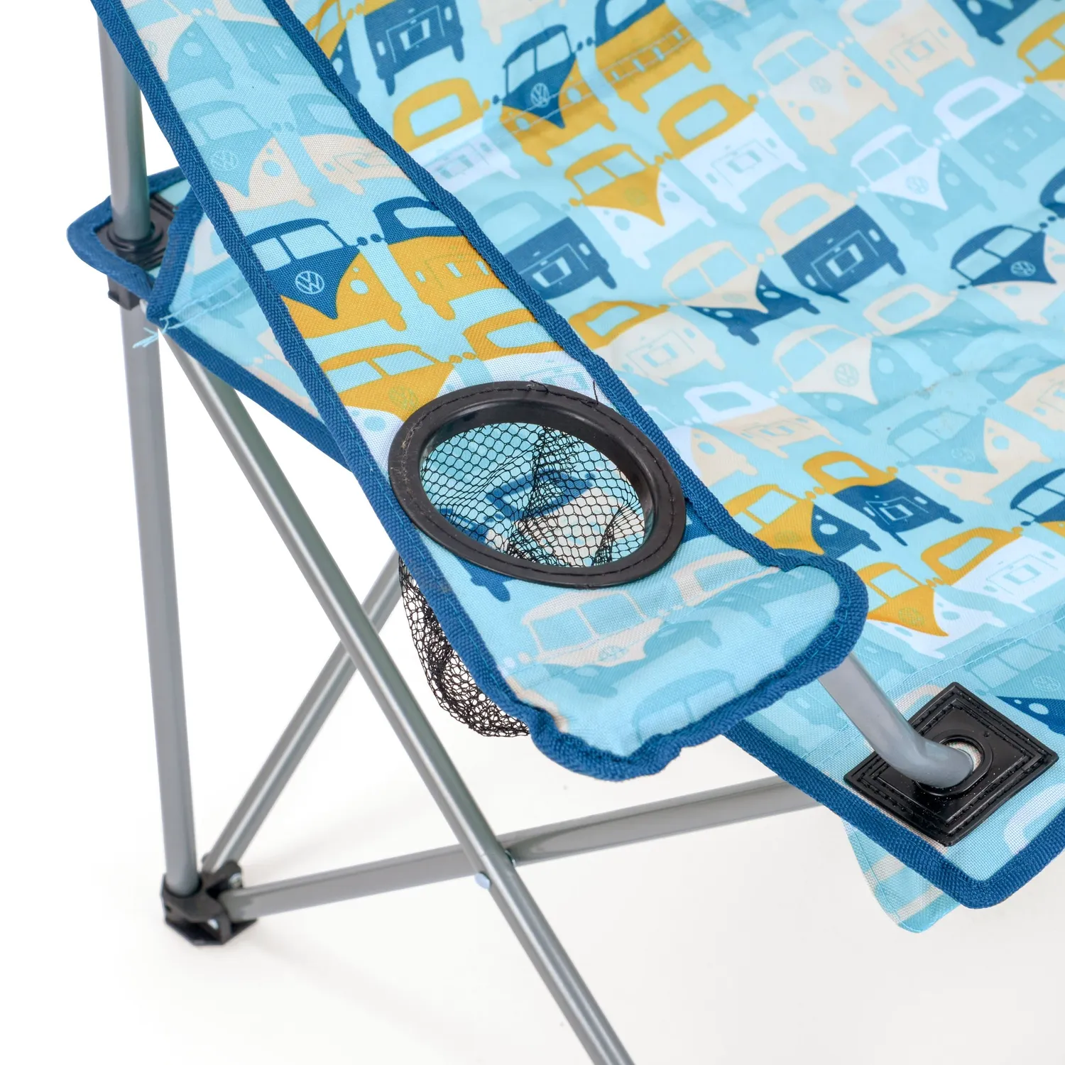 Brisa VW T1 Combi chaise camping pliable bleue