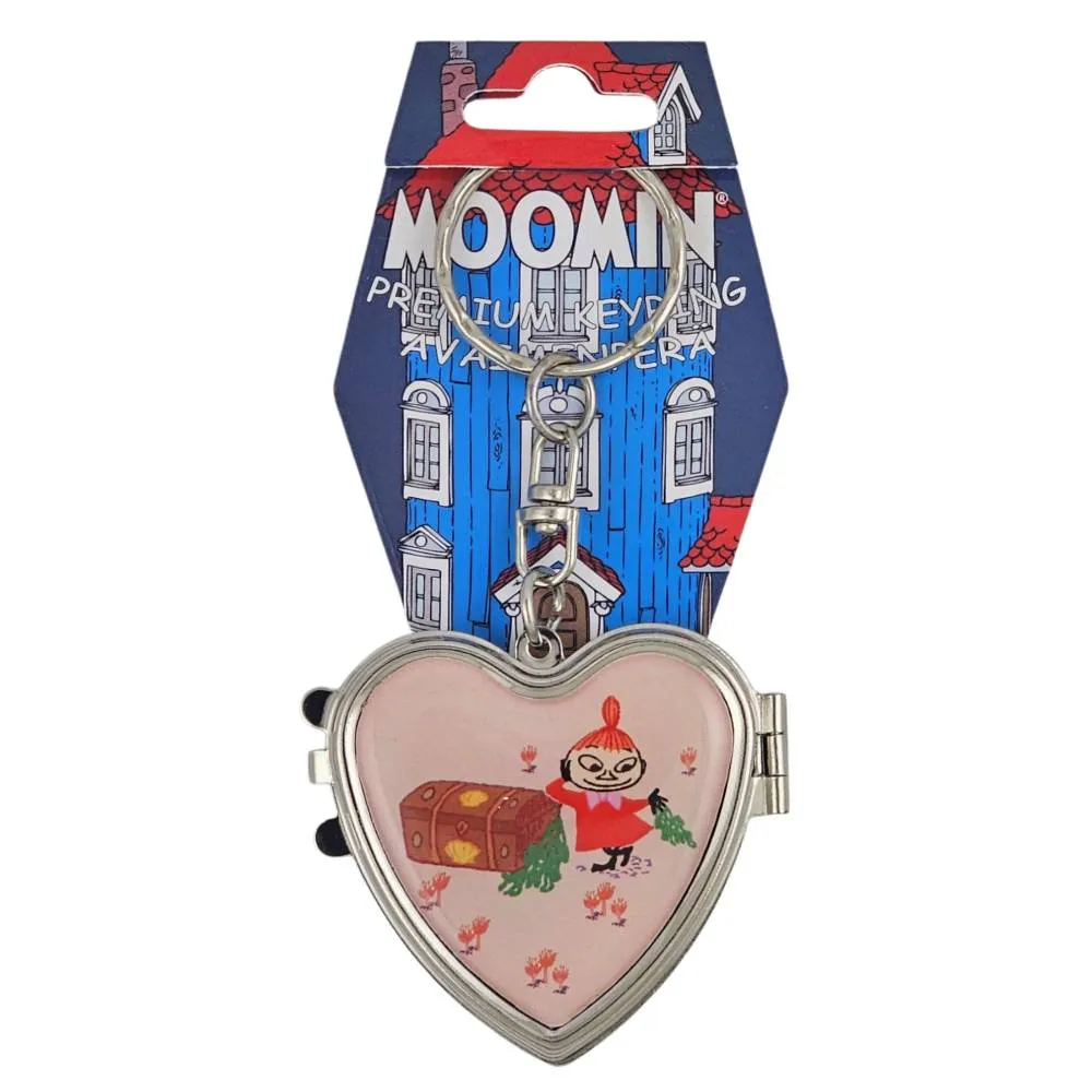 Moomintroll Heart porte-clés miroir coeur 9 cm
