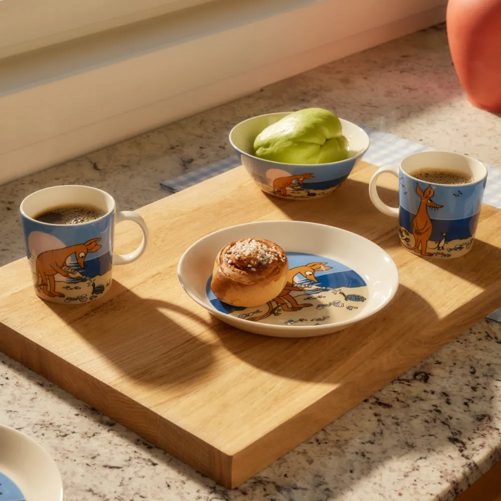 Sniff assiette Moomin 19 cm bleue