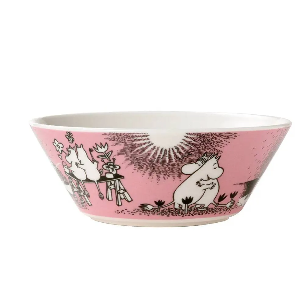 Moomintroll Love Bowl 15cm bol rose céramique 15 cm