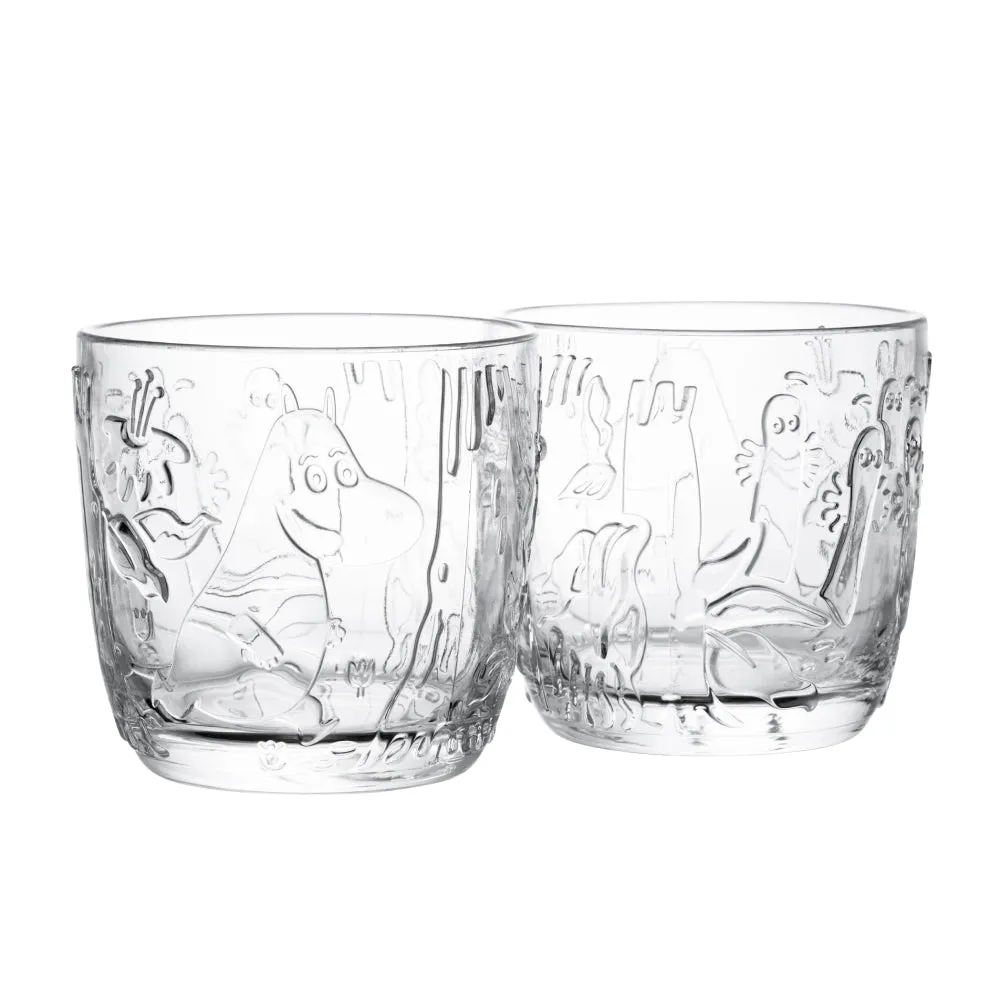 Moomintroll Mystical Forest verres 28 cl lot de 2 verre