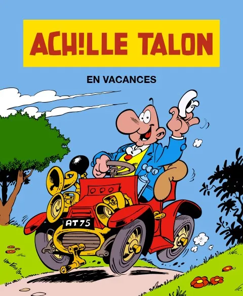 Pixgoodies Mug Achille Talon part en vacances céramique