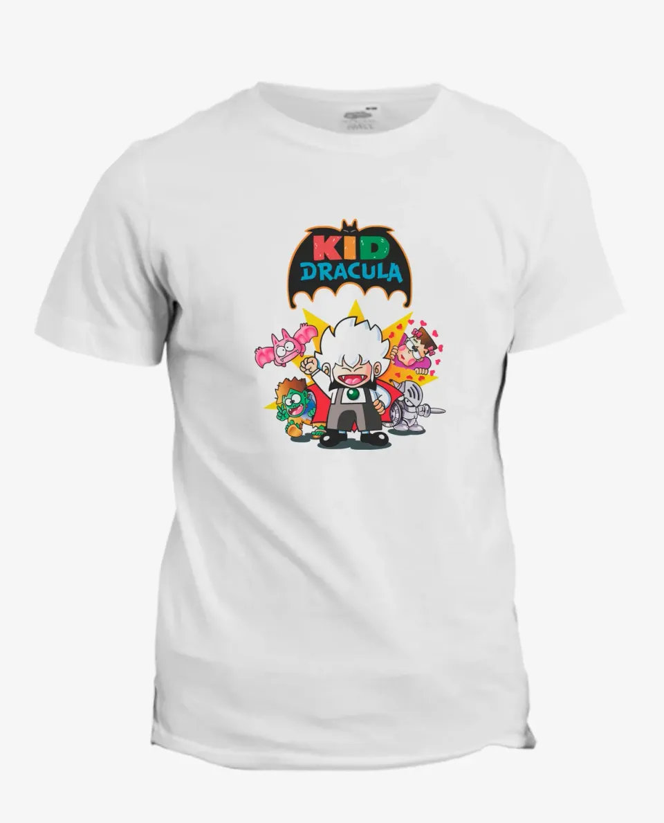 Pixgoodies Kid Dracula vampire t-shirt coton
