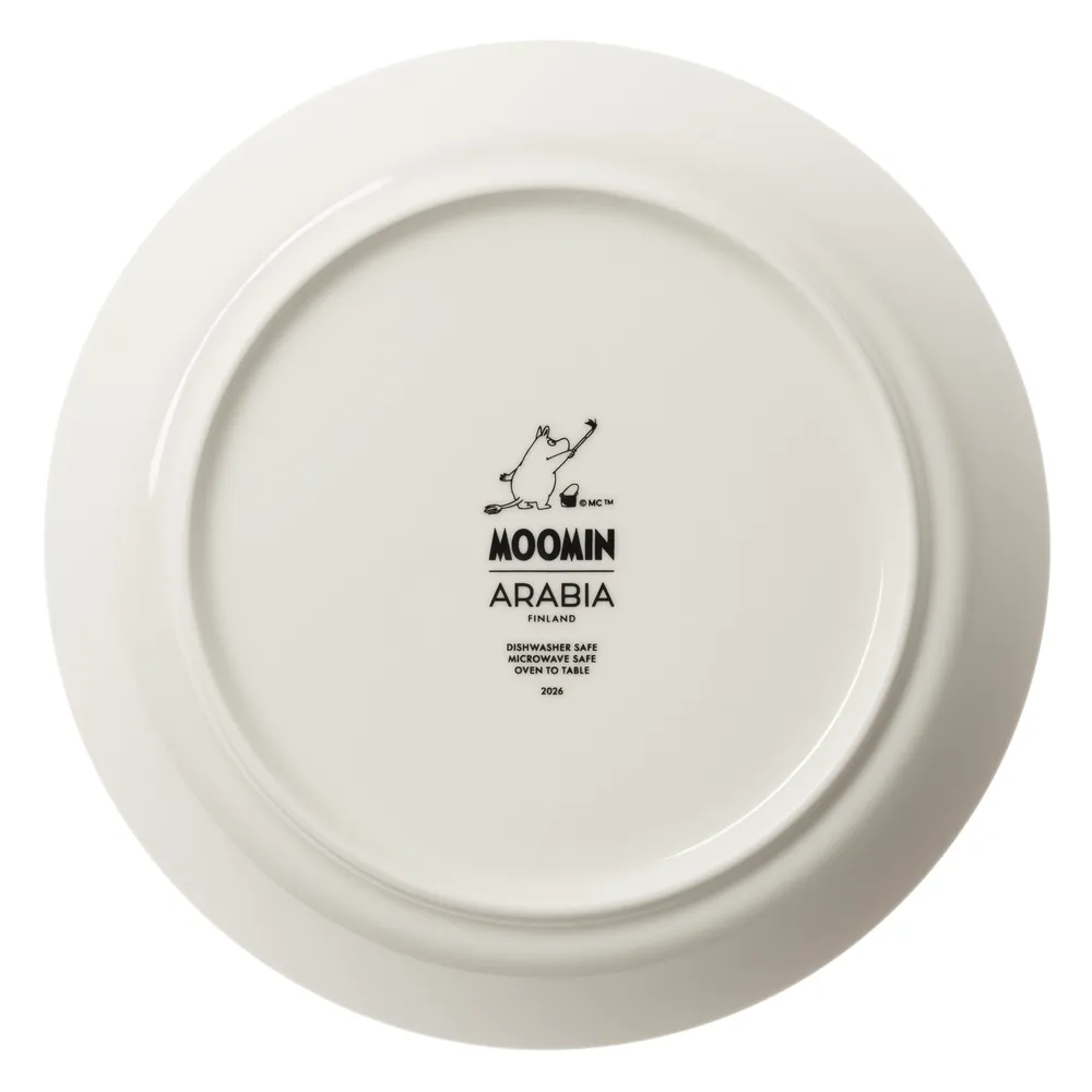 Moomintroll Holiday Rush assiette 19 cm