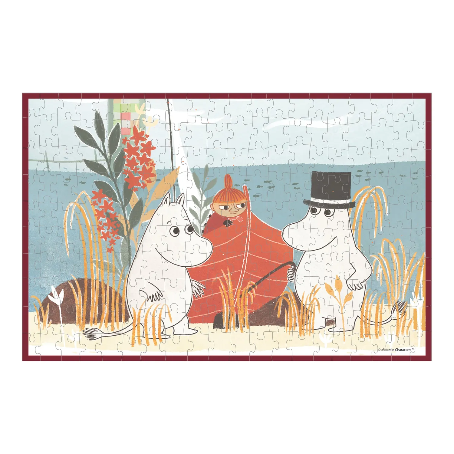 Moomintroll Boat Puzzle 200 pièces maison vallée