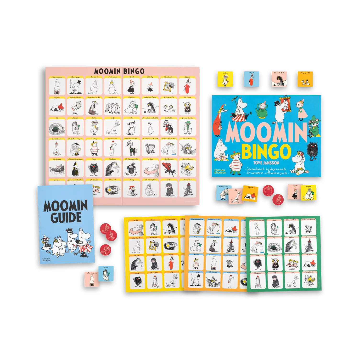 Moomintroll Moomin Bingo jeu de bingo 48 personnages