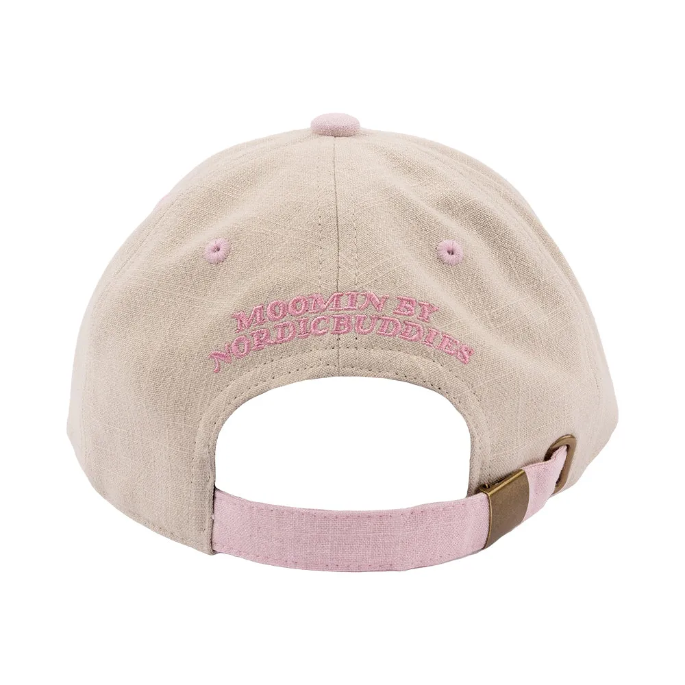 Moomin casquette jardinage rose beige en coton