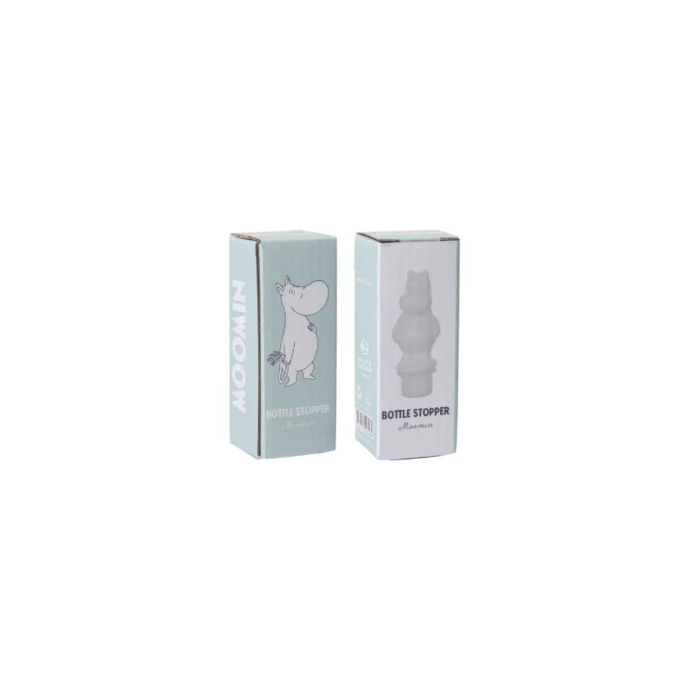 Moomintroll Bouchon Bouteille Céramique Blanc 3x9 cm