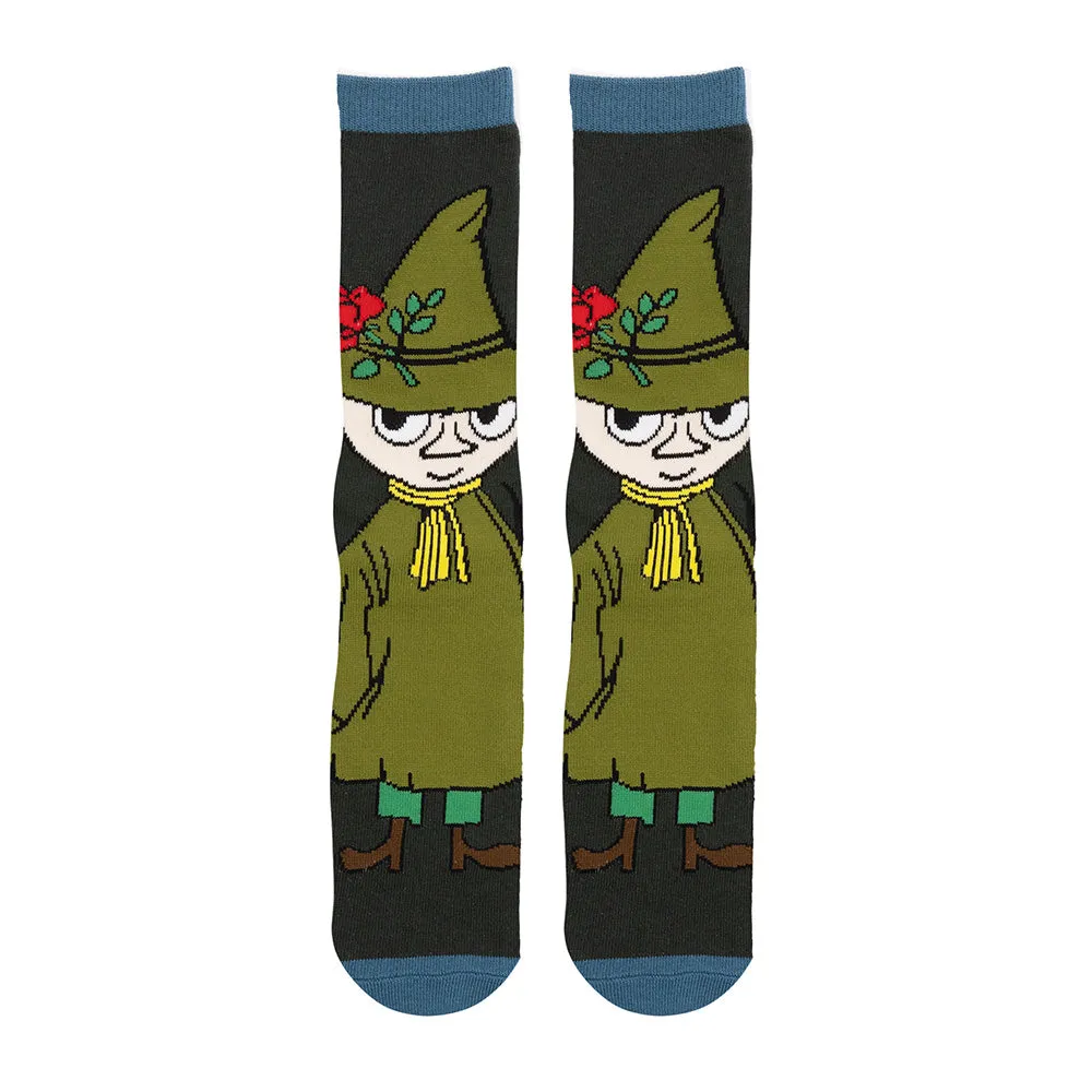 Moomintroll Classics Snufkin chaussettes vertes coton