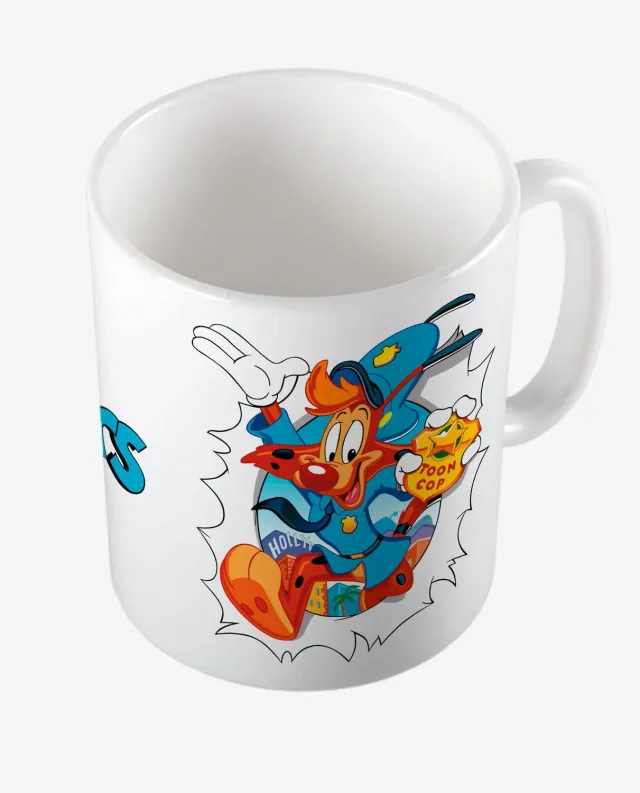 Pixgoodies Bonkers le toon détective mug céramique