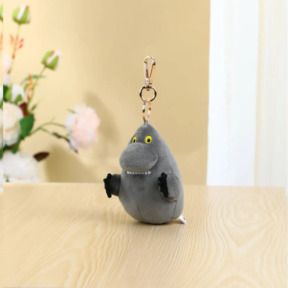 Moomintroll Groke Porte-Clés Peluche Gris 10 cm