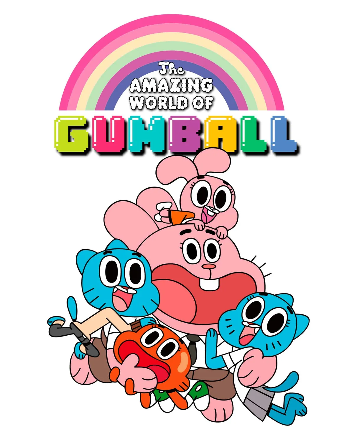 Pixgoodies Le Monde incroyable de Gumball t-shirt coton